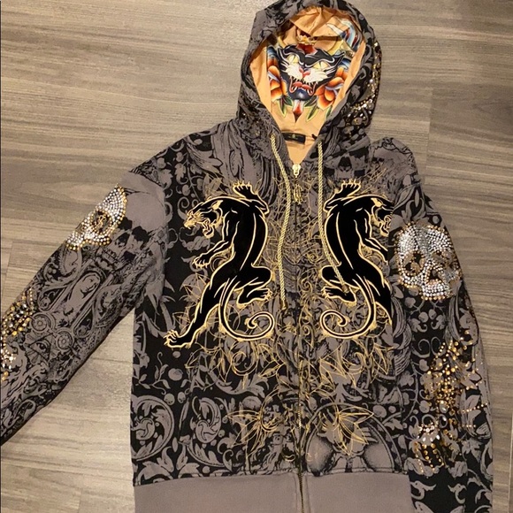 christian audigier hoodie